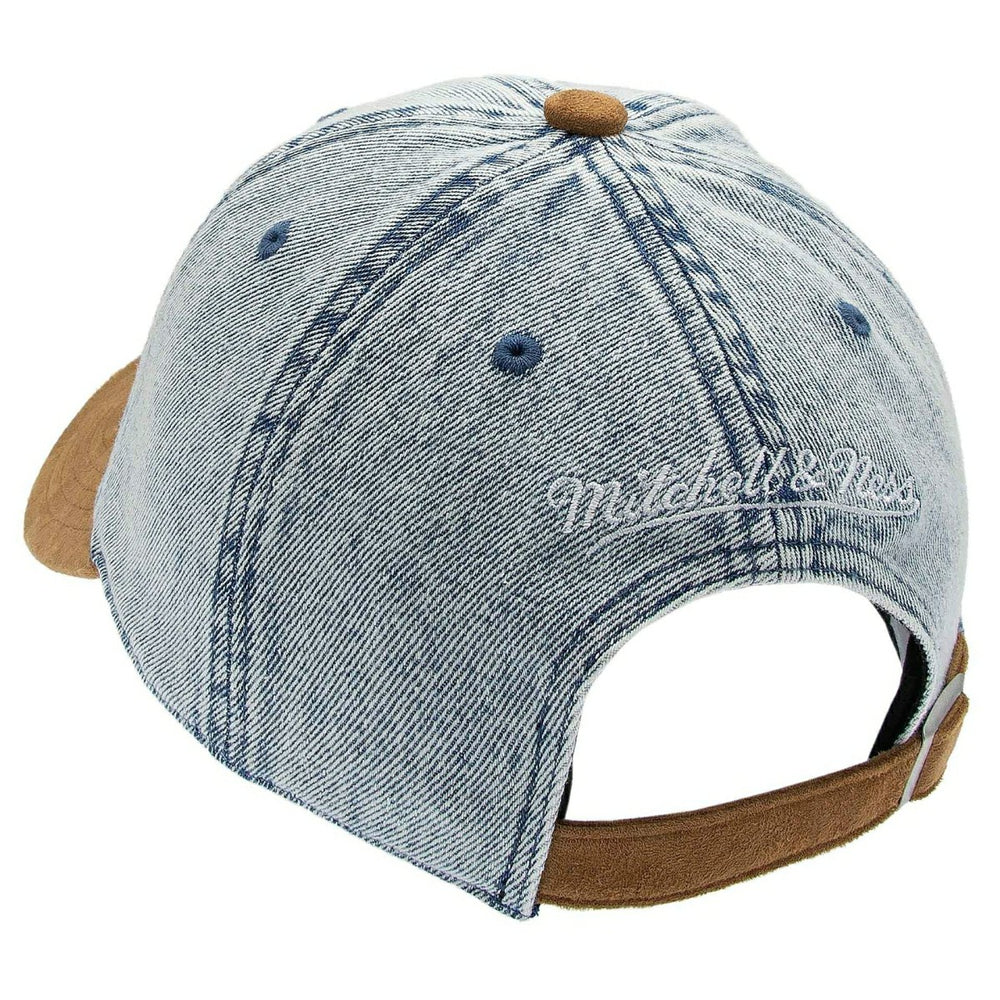 Boston Celtics Denim Suede 1904 Strapback NBA Cap Blue/Brown Fashion