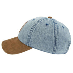 Boston Celtics Denim Suede 1904 Strapback NBA Cap Blue/Brown Fashion