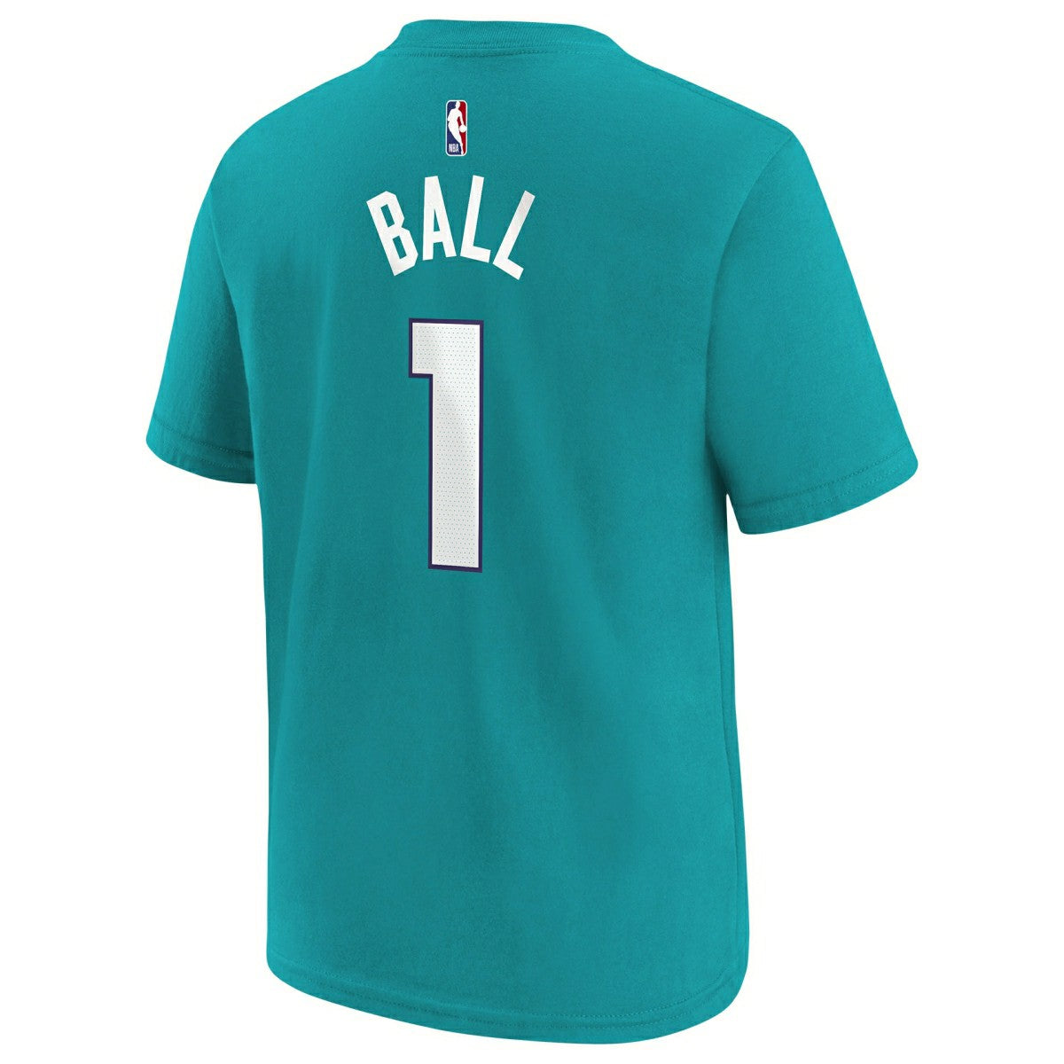 Lamelo Ball #1 Charlotte Hornets Player NBA T-Shirt Teal (YOUTH) Taass sale