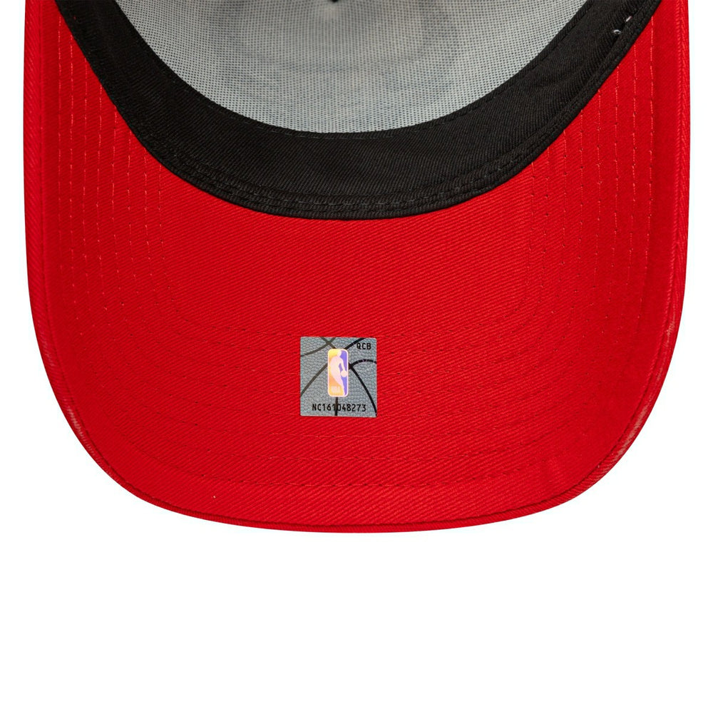 Chicago Bulls 6-Time Champion Side Patch Trucker Adjustable NBA Cap Red Taass for sale