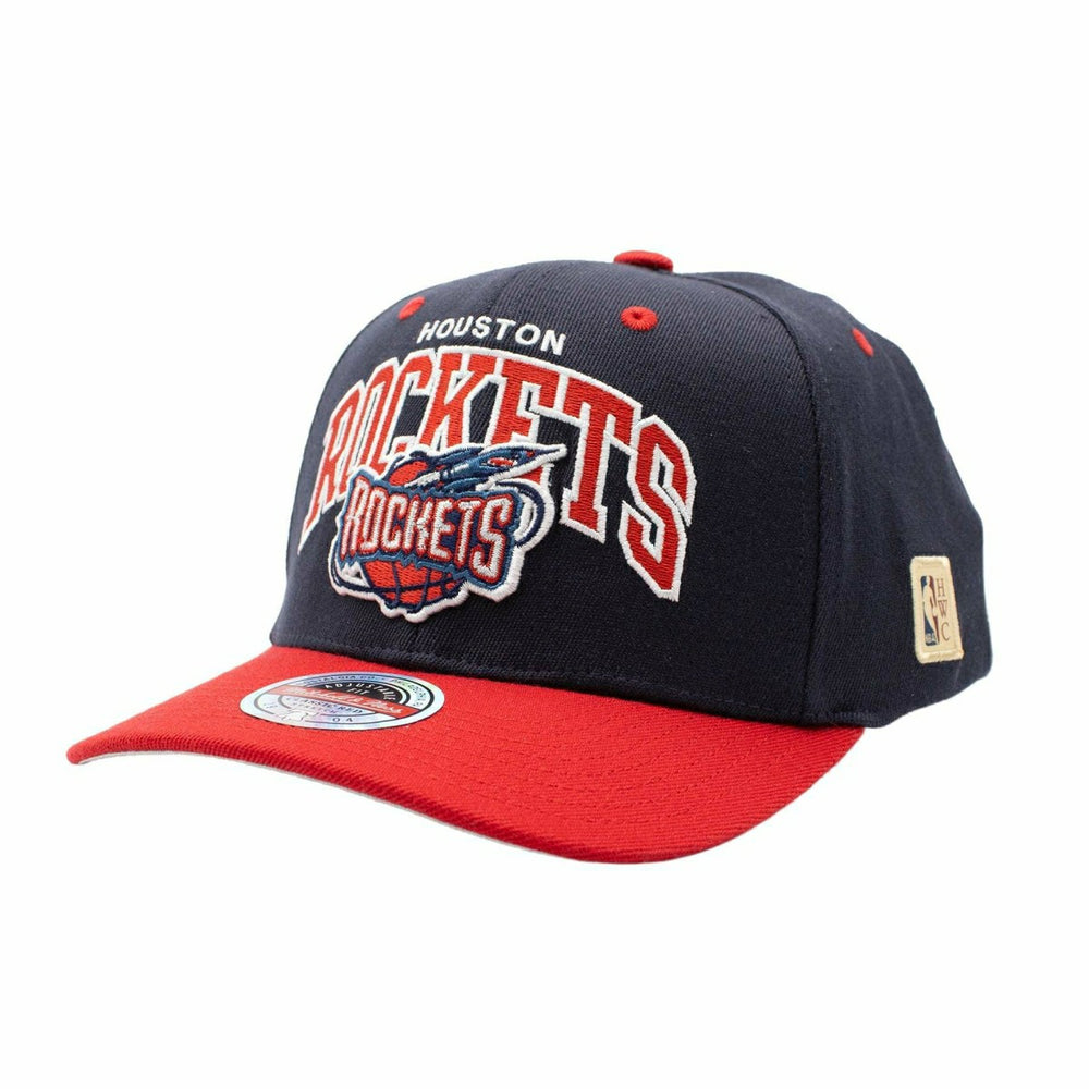 Houston Rockets Team Arch Classic Red Stretch-Snap NBA Cap Navy Taass for sale