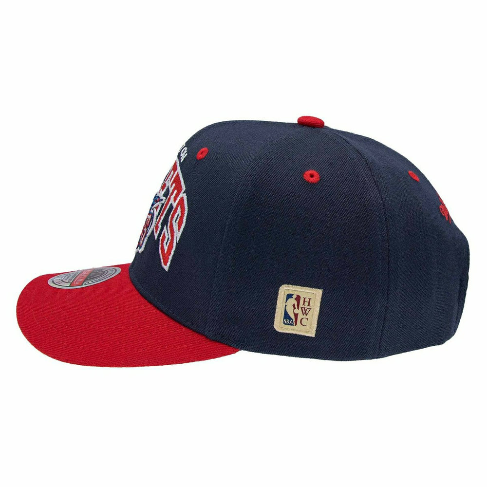 Houston Rockets Team Arch Classic Red Stretch-Snap NBA Cap Navy Taass for sale