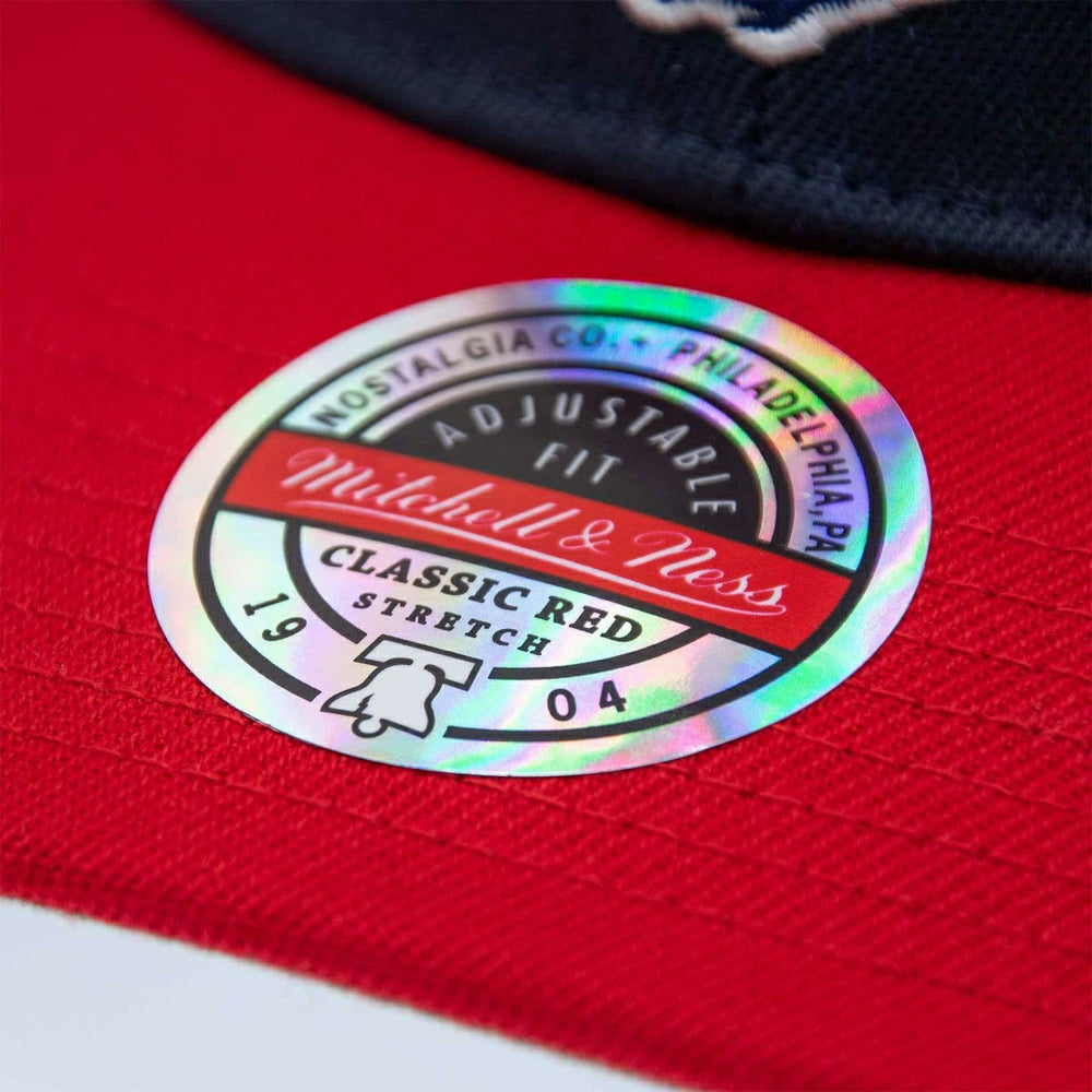 Houston Rockets Team Arch Classic Red Stretch-Snap NBA Cap Navy Taass for sale