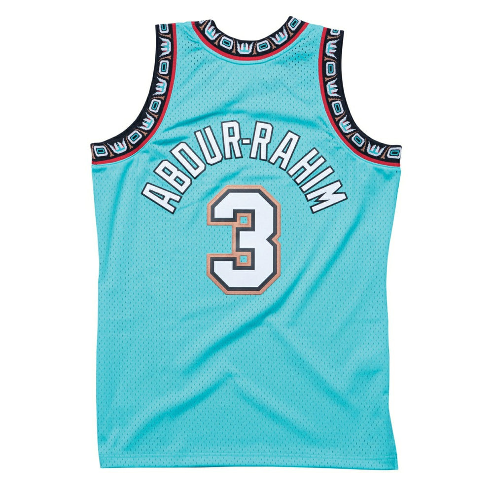 Shareef Abdur-Rahim #3 Vancouver Grizzlies 1996-97 Swingman NBA Jersey Teal Lifestyle