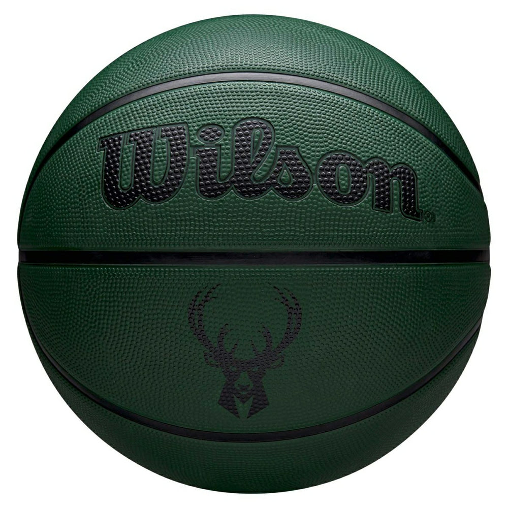 Milwaukee Bucks Solid Wilson NBA Basketball Green (Size 5) Taass for sale