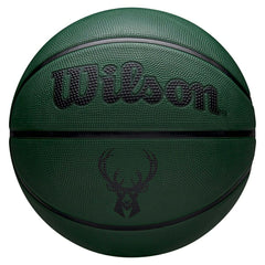 Milwaukee Bucks Solid Wilson NBA Basketball Green (Size 5) Taass for sale