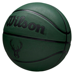 Milwaukee Bucks Solid Wilson NBA Basketball Green (Size 5) Taass for sale