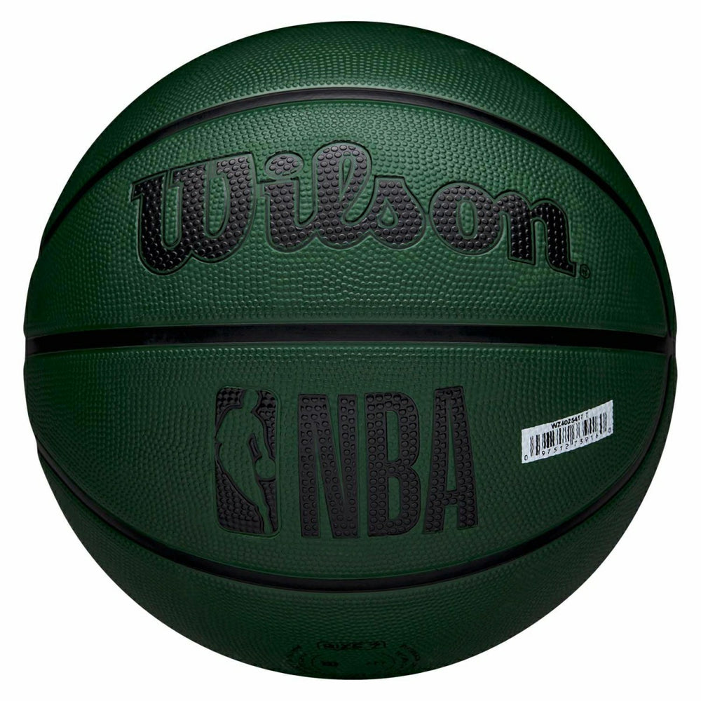 Milwaukee Bucks Solid Wilson NBA Basketball Green (Size 5) Taass for sale
