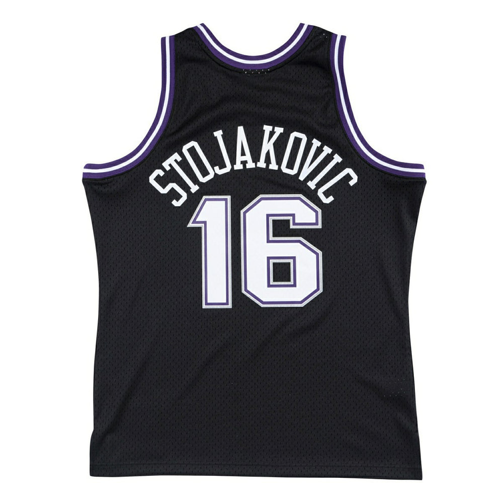 Predrag Stojaković #16 Sacramento Kings 2001-02 Swingman NBA Jersey Black Fashion