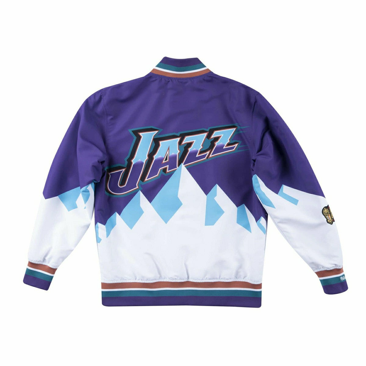 Utah Jazz 1997-98 Authentic Warm Up NBA Jacket Purple Taass for sale