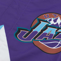 Utah Jazz 1997-98 Authentic Warm Up NBA Jacket Purple Taass for sale