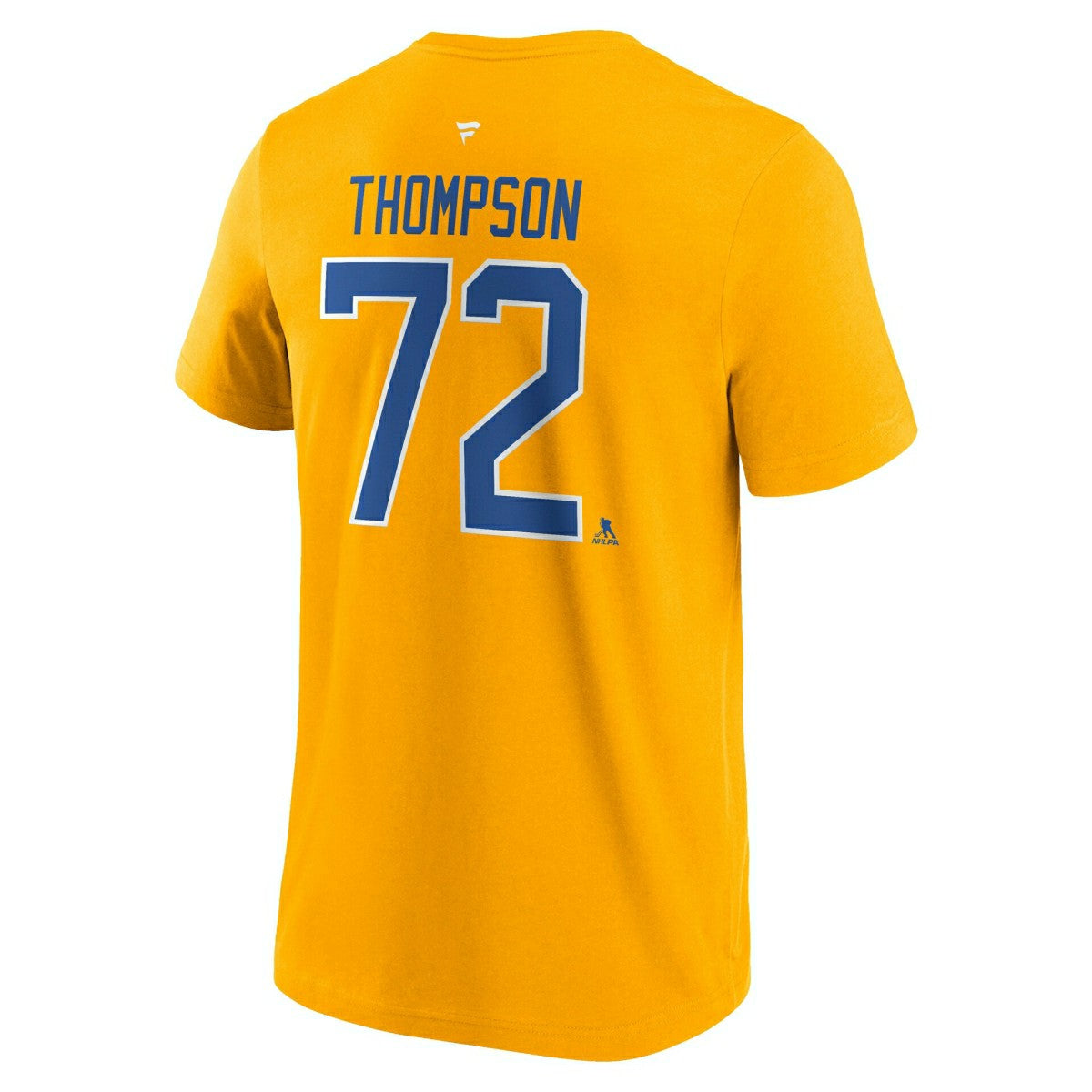 Tage Thompson #72 Buffalo Sabres Player NHL T-Shirt Yellow Lifestyle