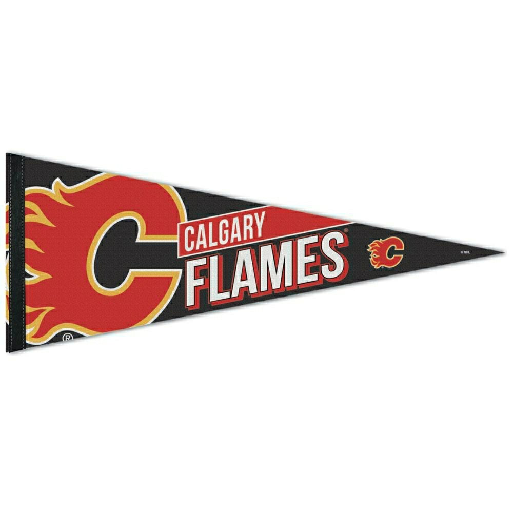 Calgary Flames Big Logo WinCraft Premium NHL Pennant Taass sale