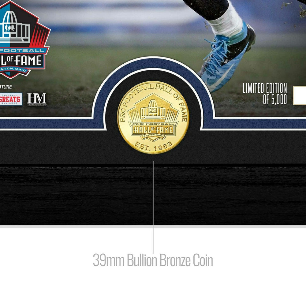Luke Kuechly Carolina Panthers Hall of Fame Bronze Coin Framed NFL Photo Classic