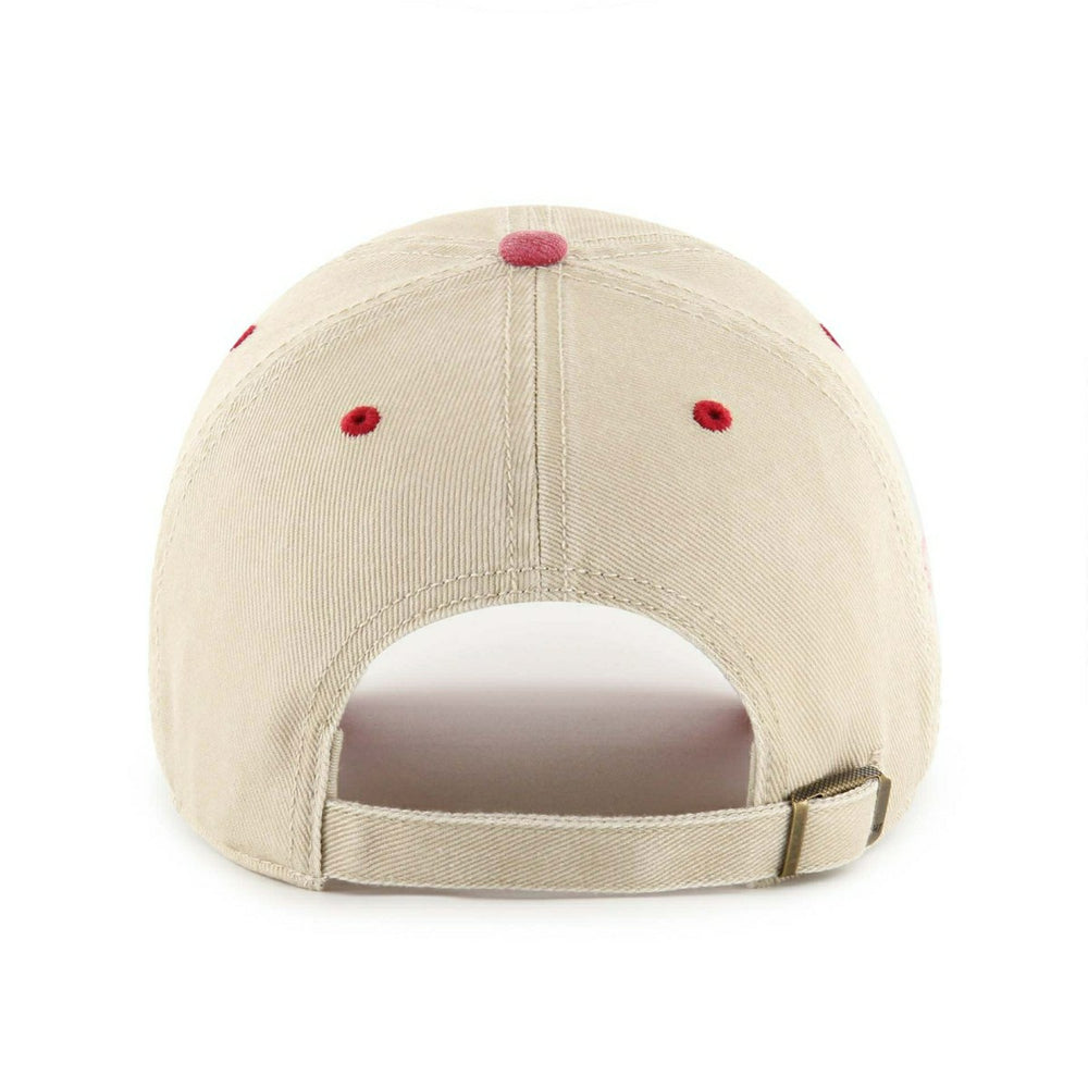 Kansas City Chiefs '47 Breaking Trail Clean Up Adjustable NHL Cap Natural/Red Taass US