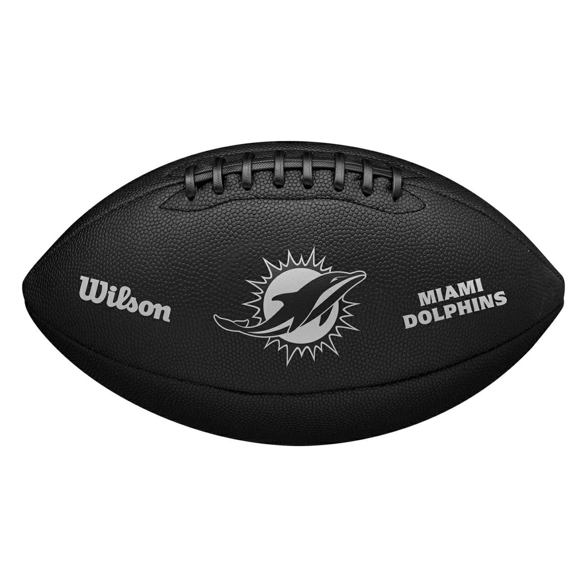 Miami Dolphins Wilson Metallic Premiere Full Size NFL Football Taass sale