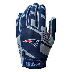 New England Patriots Wilson Stretch-Fit NFL Receivers Gloves Taass US