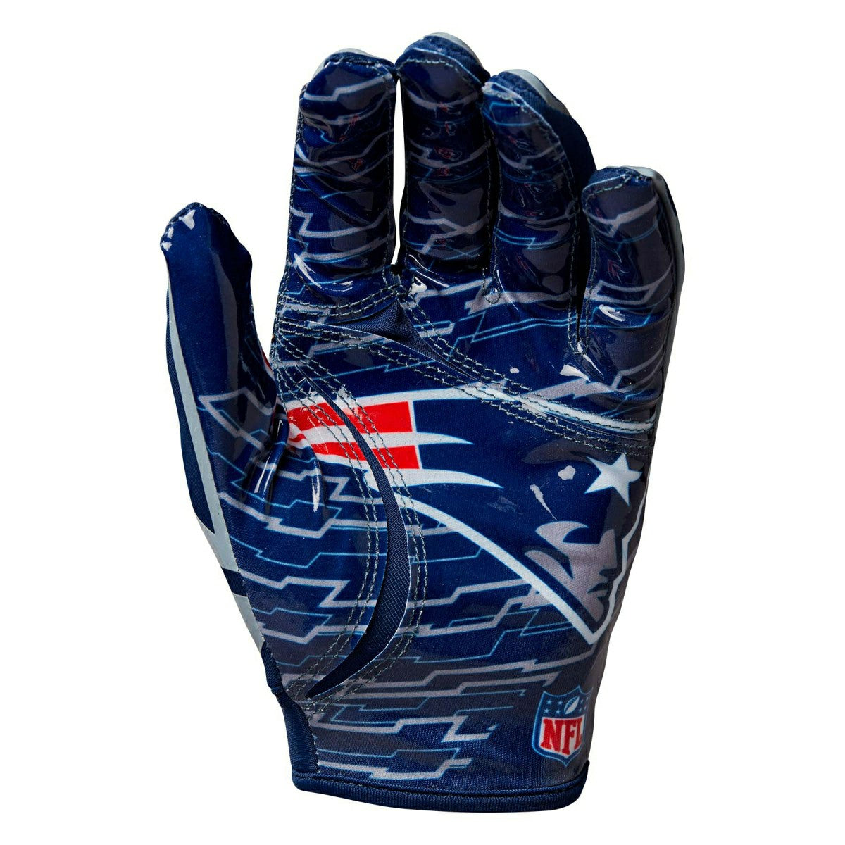 New England Patriots Wilson Stretch-Fit NFL Receivers Gloves Taass US