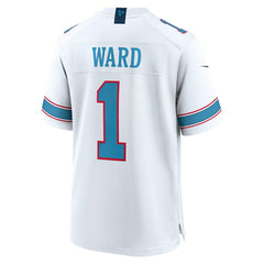 Cam Ward #1 Tennessee Titans 2026 Game NFL Jersey White Lifestyle