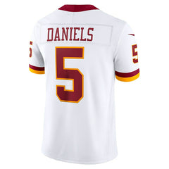 Jayden Daniels #5 Washington Commanders Sewn Down Limited NFL Jersey White Taass sale