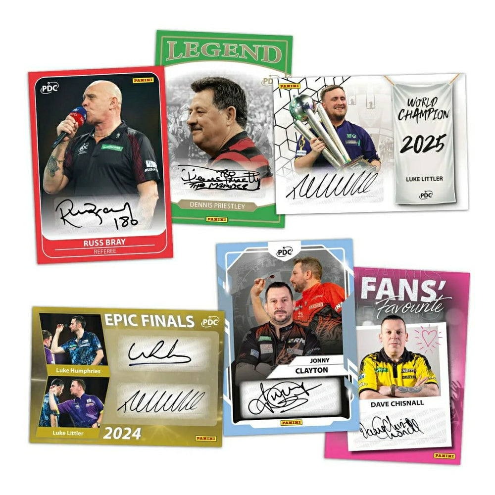 2026 Panini Darts PDC World Championship Trading Cards Collectors Pack Fashion