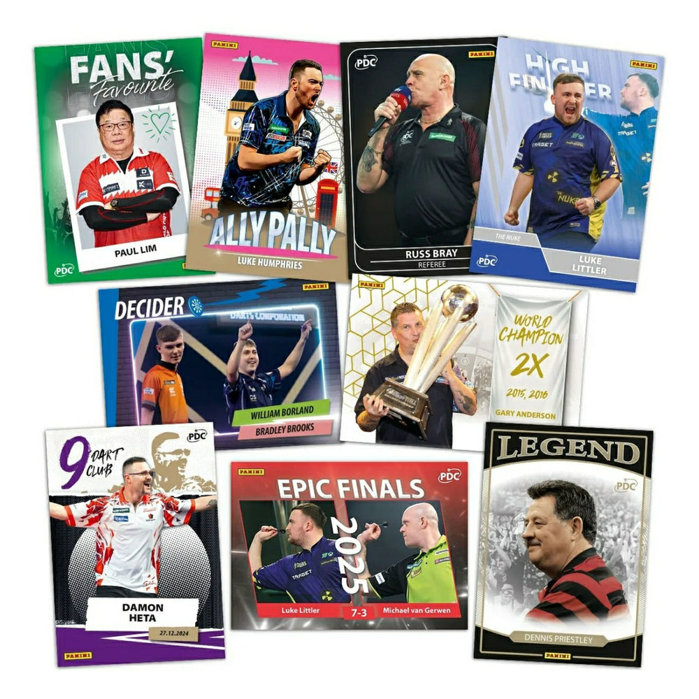 2026 Panini Darts PDC World Championship Trading Cards Collectors Pack Fashion