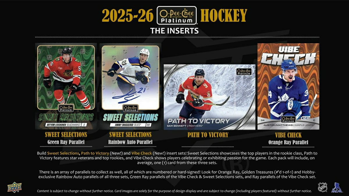 2025/26 Upper Deck O-Pee-Chee Platinum Hockey NHL Hobby Pack Lifestyle