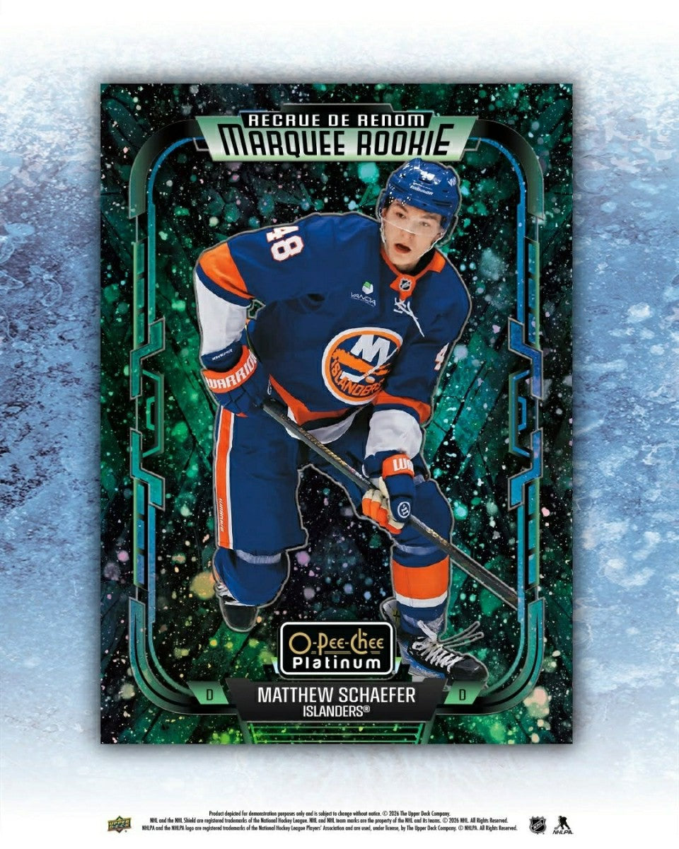 2025/26 Upper Deck O-Pee-Chee Platinum Hockey NHL Hobby Pack Lifestyle