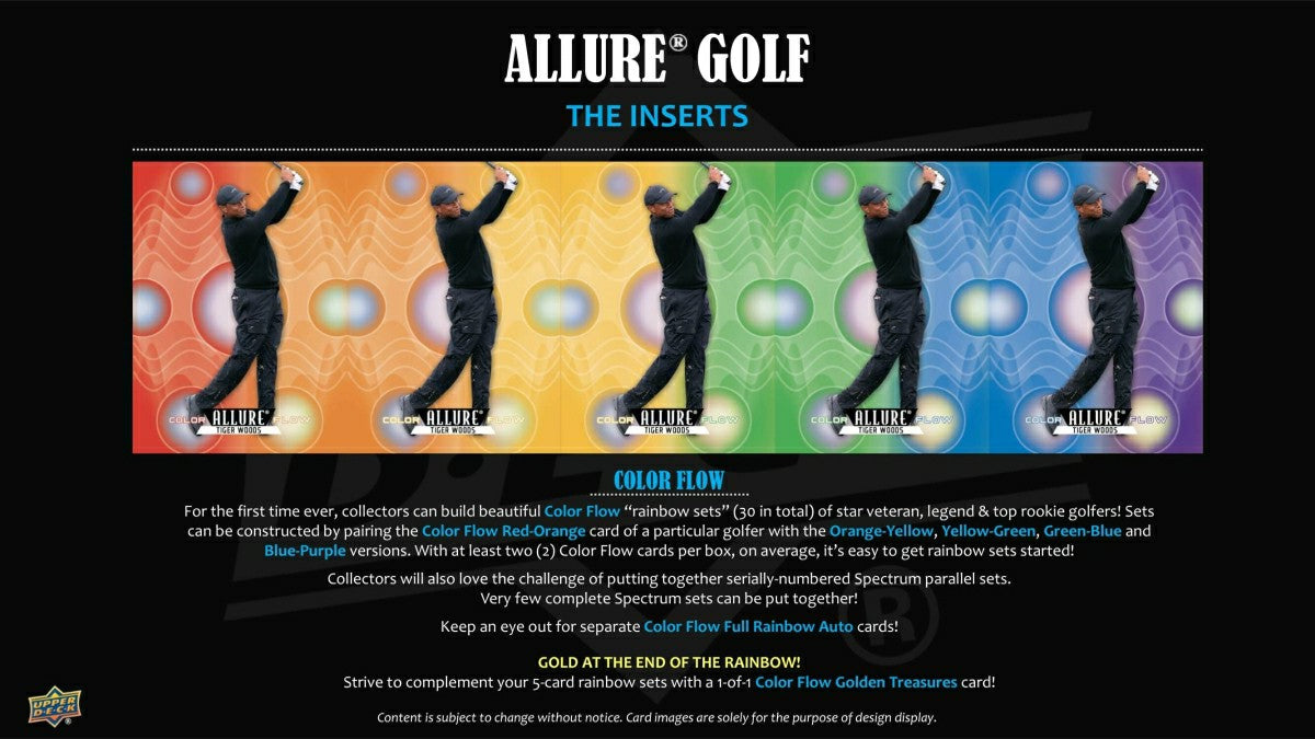 2026 Upper Deck Allure Golf Hobby Box Taass US