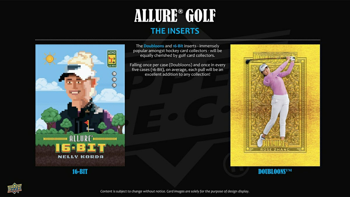 2026 Upper Deck Allure Golf Hobby Box Taass US