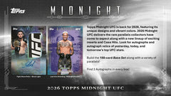 2026 Topps Midnight UFC Hobby Box Lifestyle
