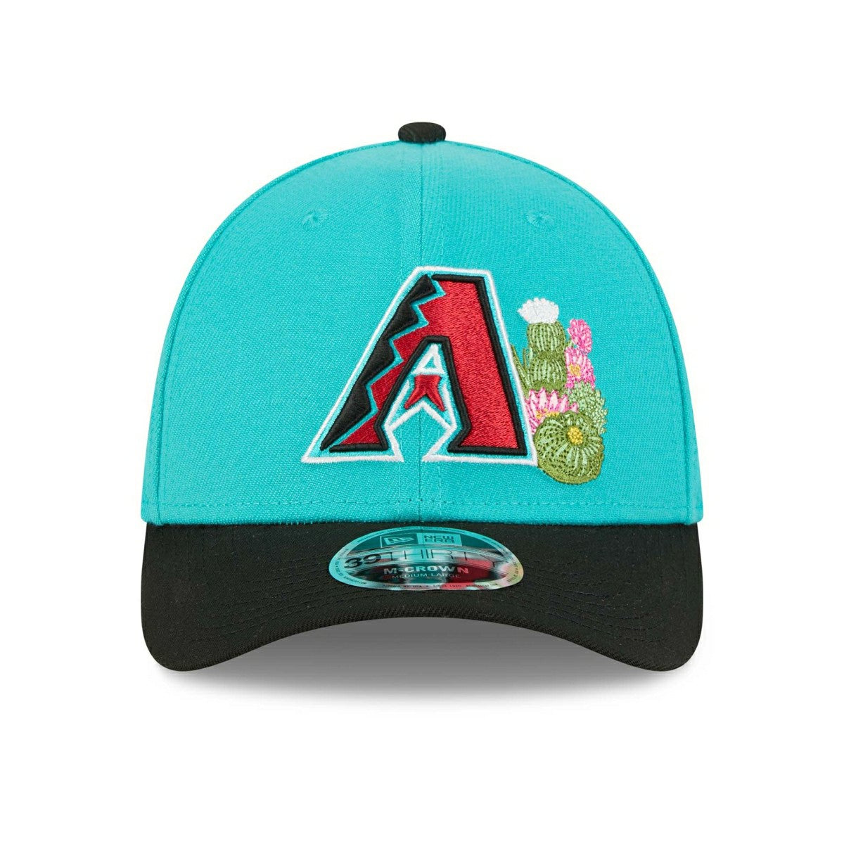Arizona Diamondbacks 2026 MLB Spring Training 39THIRTY M-Crown Flex Cap Teal Taass sale