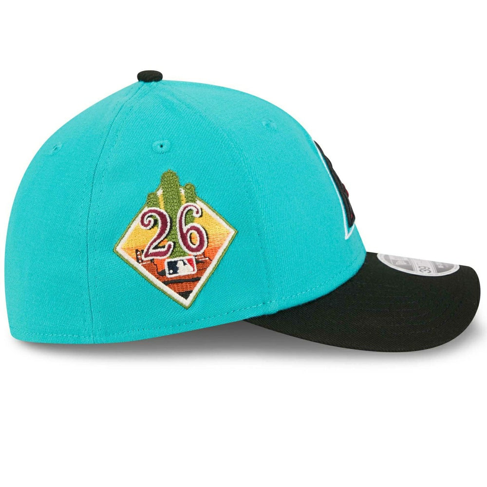 Arizona Diamondbacks 2026 MLB Spring Training 39THIRTY M-Crown Flex Cap Teal Taass sale