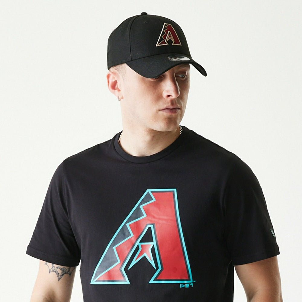 Arizona Diamondbacks Team Logo New Era MLB T-Shirt Black Fashion