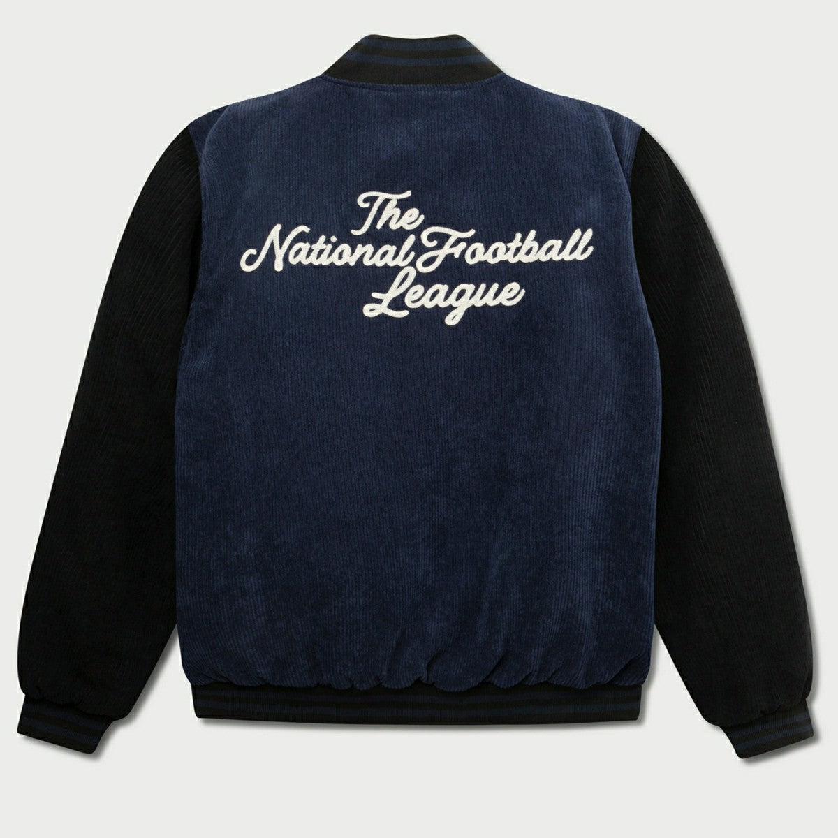 NFL Shield Core L&L '30 Varsity Jacket Navy Taass sale