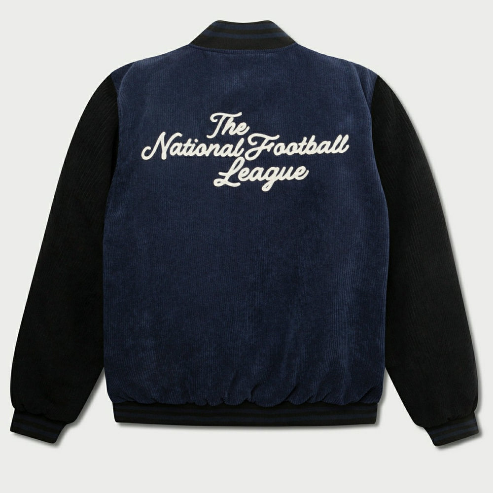 NFL Shield Core L&L '30 Varsity Jacket Navy Taass sale