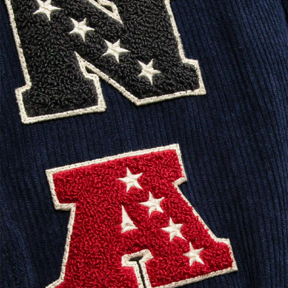 NFL Shield Core L&L '30 Varsity Jacket Navy Taass sale