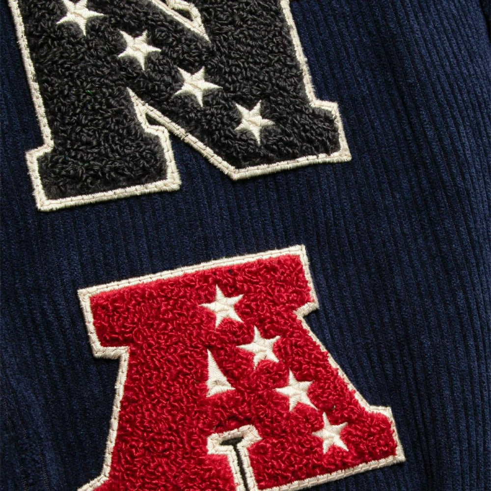 NFL Shield Core L&L '30 Varsity Jacket Navy Taass sale