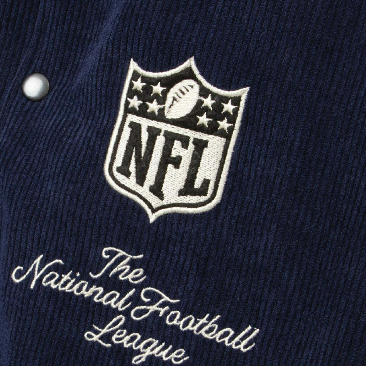 NFL Shield Core L&L '30 Varsity Jacket Navy Taass sale