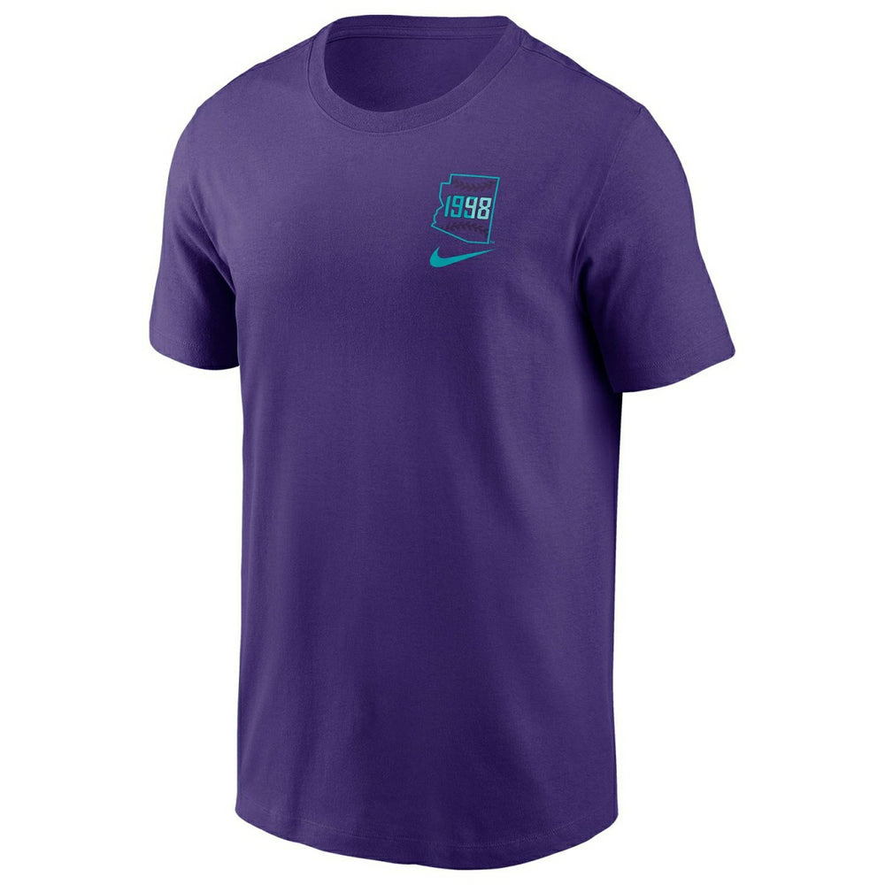 Arizona Diamondbacks City Connect 2-Hit Nike Cotton T-Shirt Purple Taass sale