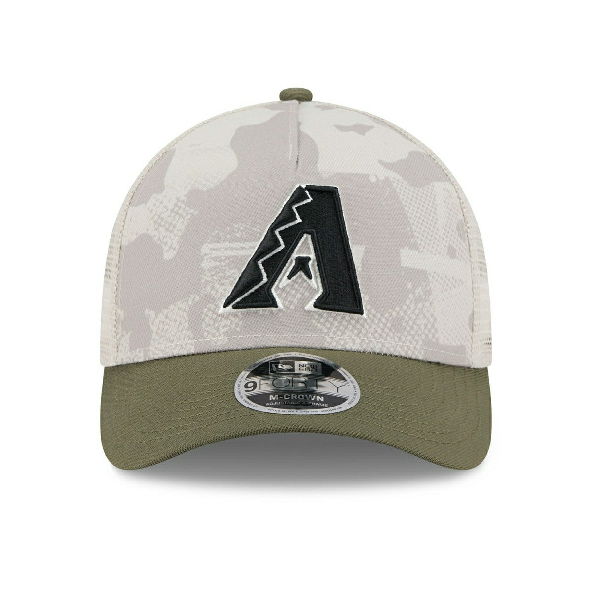 Arizona Diamondbacks 2025 MLB Armed Forces 9FORTY M-Crown A-Frame Snapback Cap Taass sale