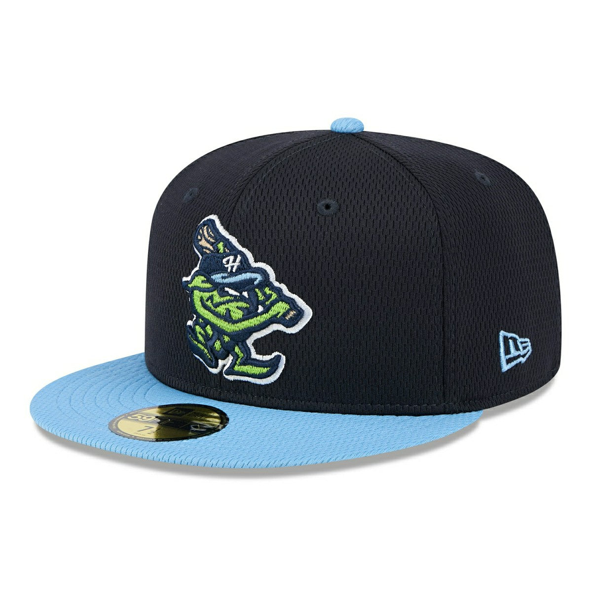 Hillsboro Hops MiLB Batting Practice Authentic 59FIFTY Fitted Cap Navy Taass for sale