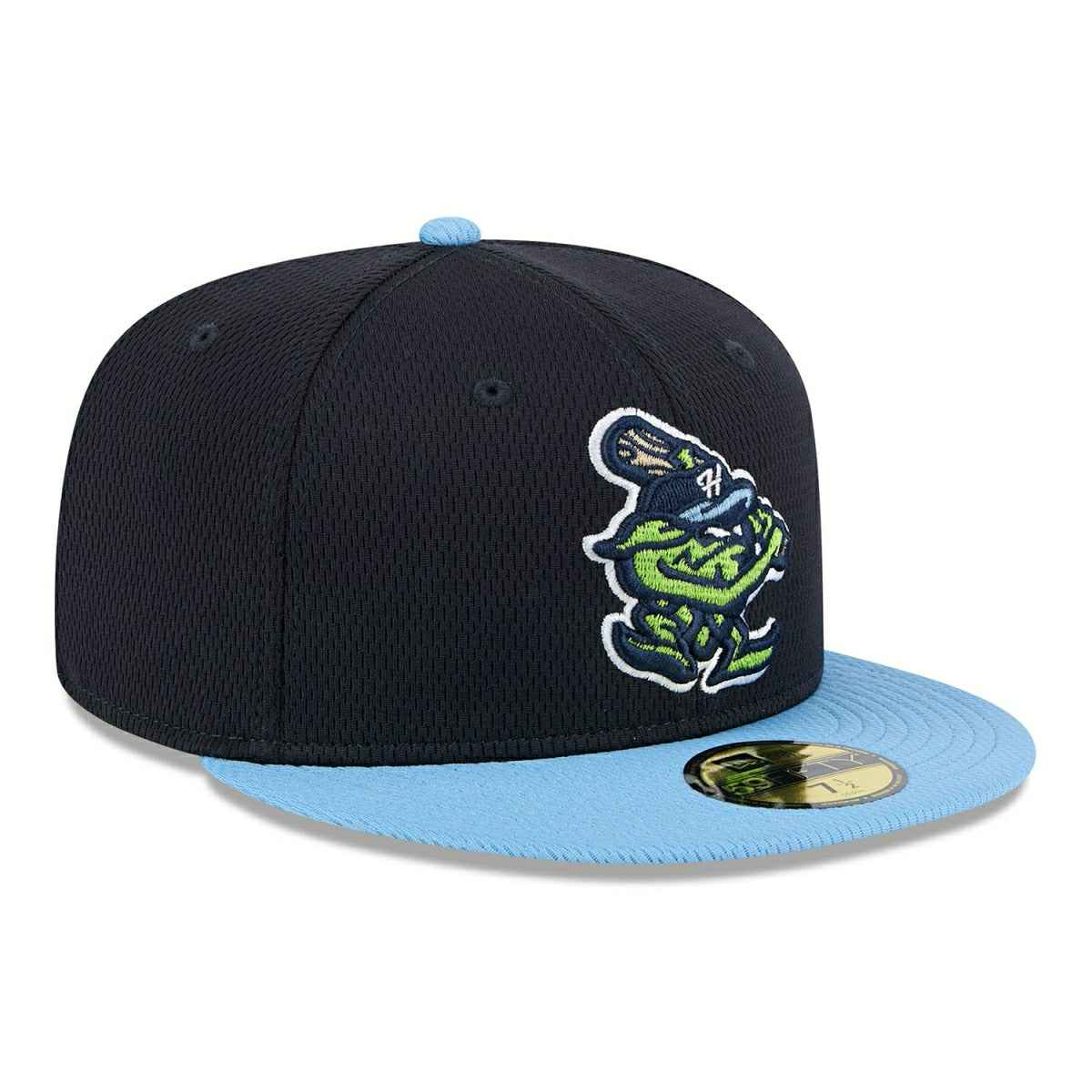 Hillsboro Hops MiLB Batting Practice Authentic 59FIFTY Fitted Cap Navy Taass for sale