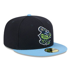 Hillsboro Hops MiLB Batting Practice Authentic 59FIFTY Fitted Cap Navy Taass for sale