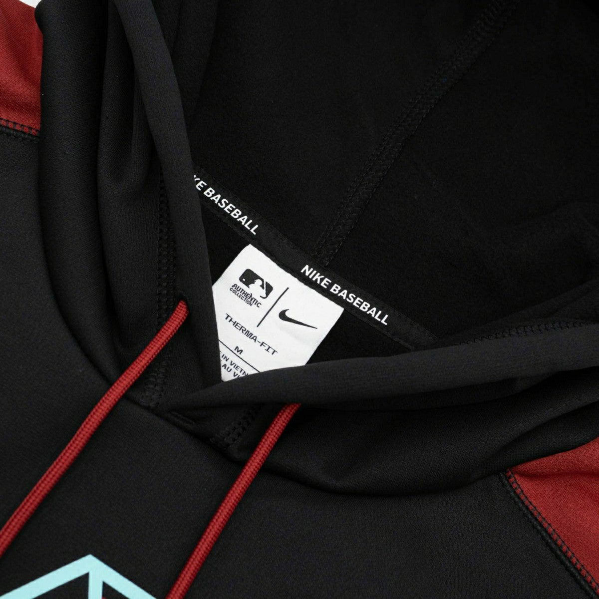 Arizona Diamondbacks 2025 MLB Authentic Performance Therma Hoodie Black Lifestyle