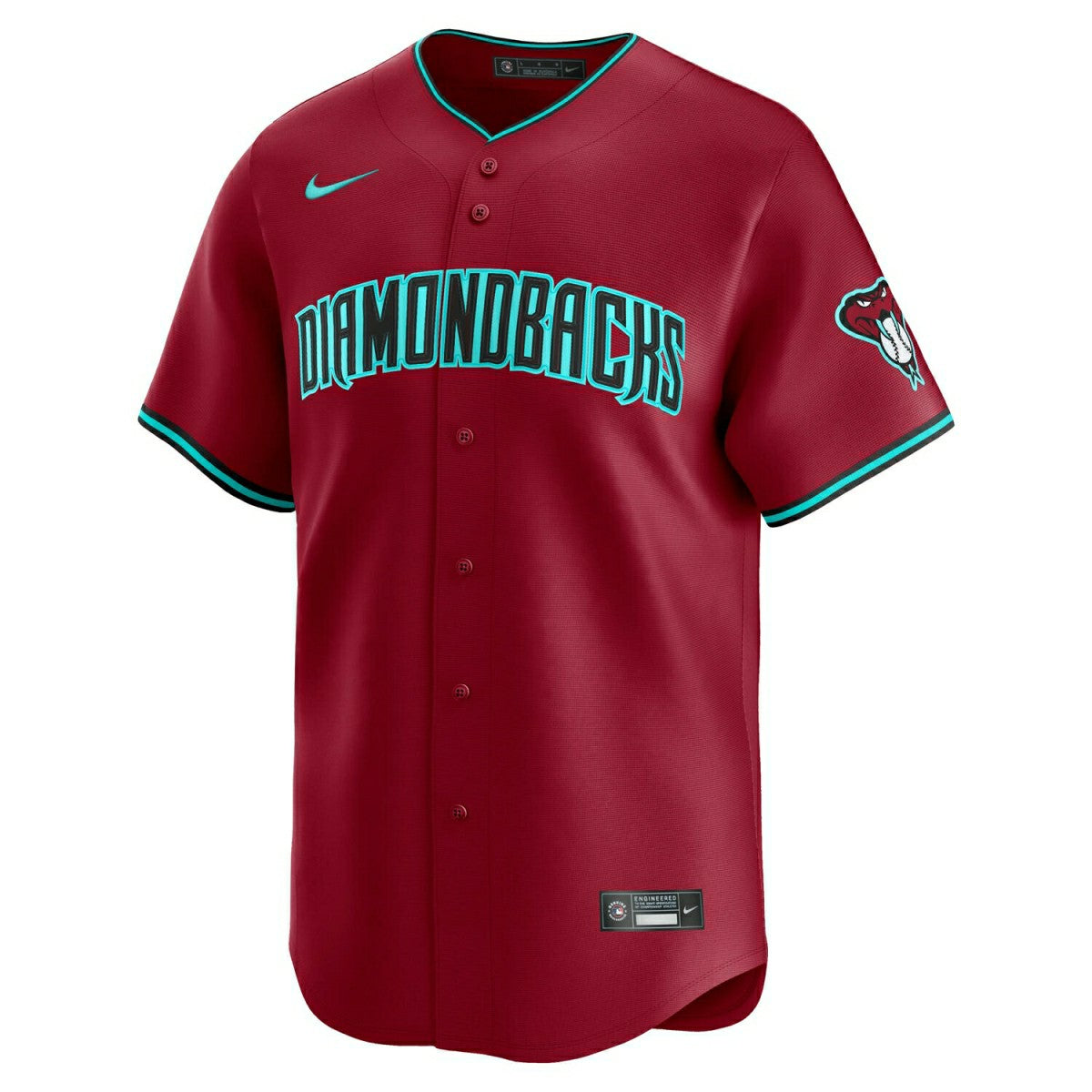 Arizona Diamondbacks Alternate 2 Nike Limited MLB Jersey Red Taass for sale