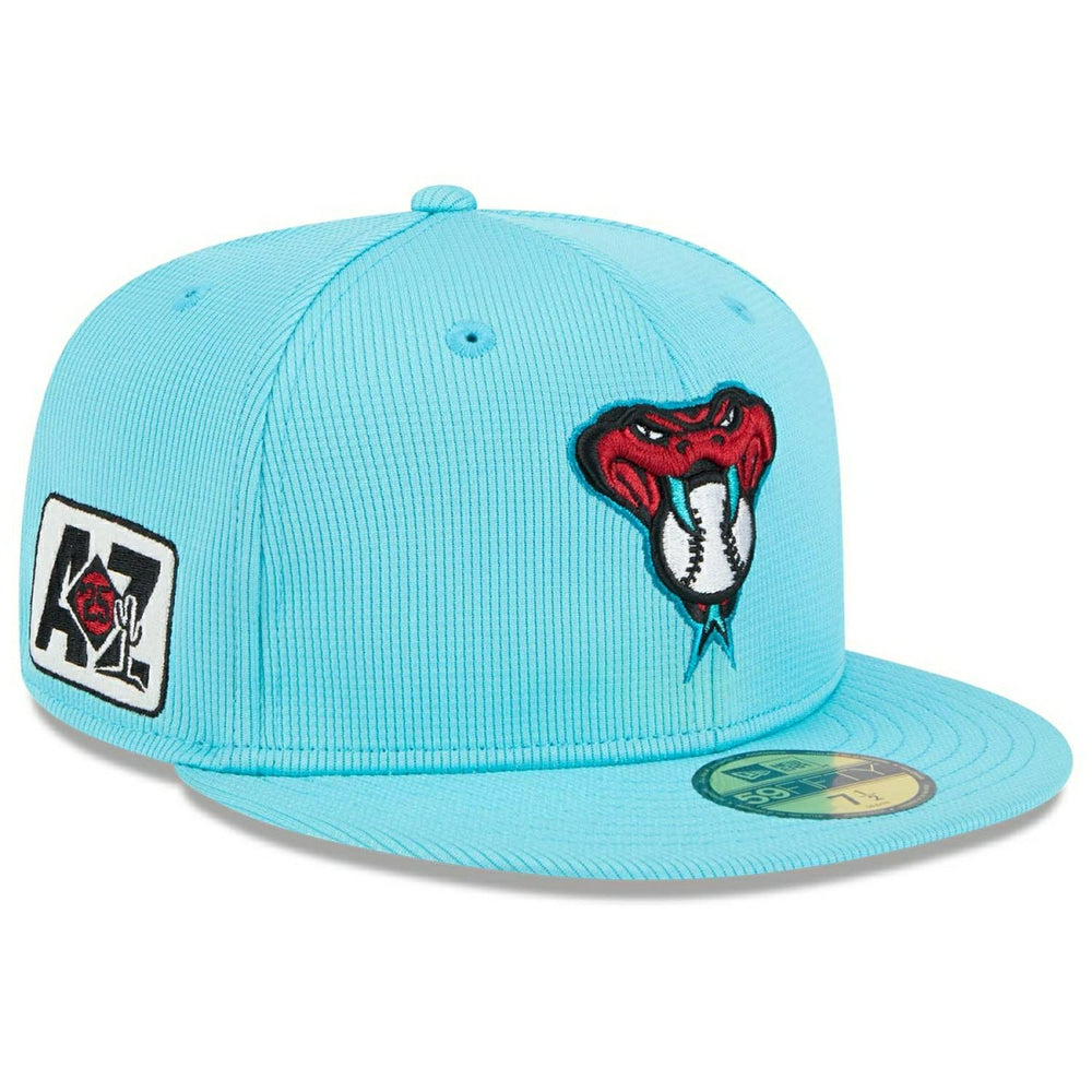 Arizona Diamondbacks 2025 MLB Spring Training 59FIFTY Fitted Cap Aqua Taass US