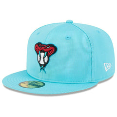 Arizona Diamondbacks 2025 MLB Spring Training 59FIFTY Fitted Cap Aqua Taass US