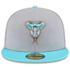 Arizona Diamondbacks Colorway 2025 MLB Batting Practice 59FIFTY Fitted Cap Gray Classic