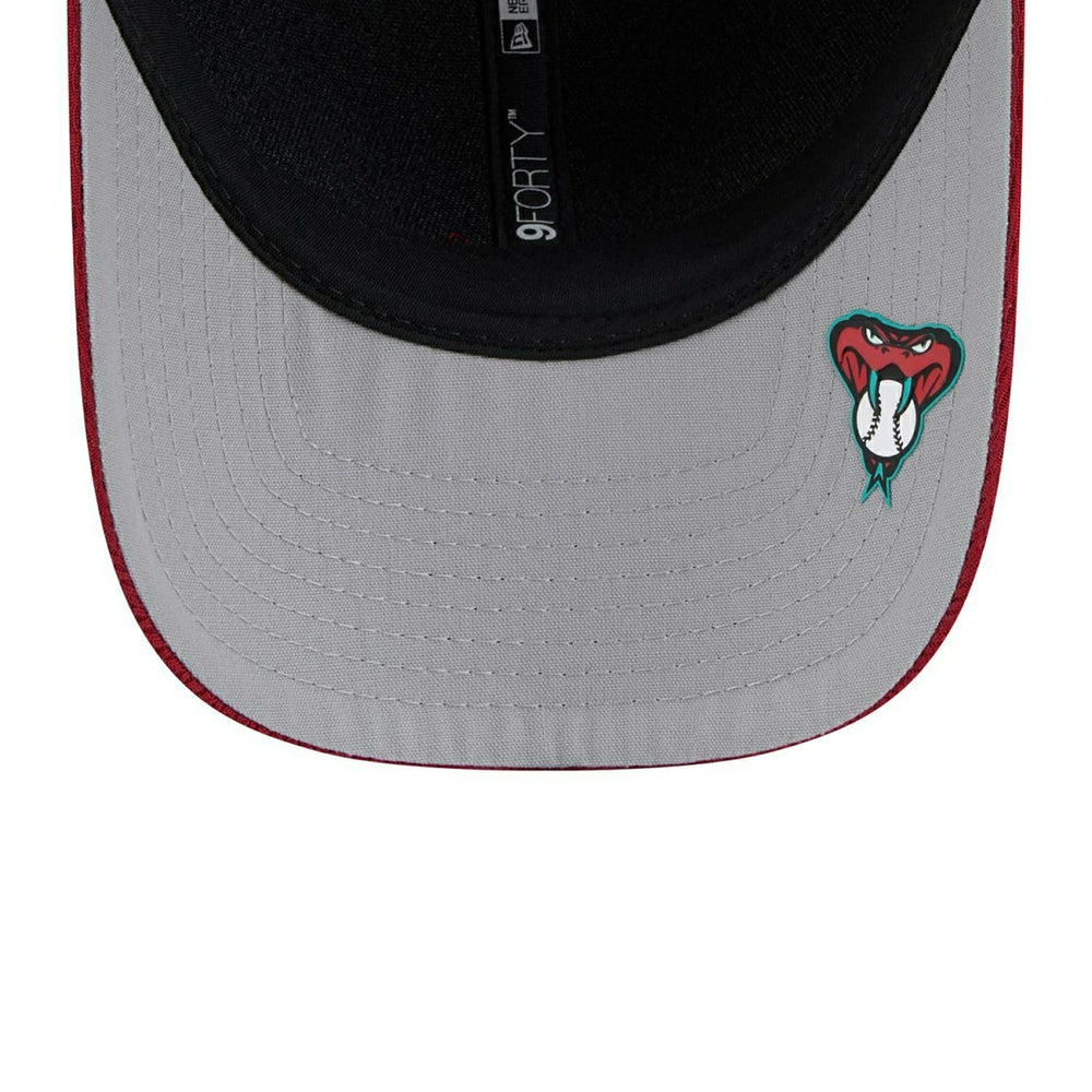 Arizona Diamondbacks 2025 MLB Clubhouse 9FORTY M-Crown Snapback Cap Red Classic